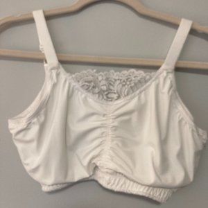 Luisa Luisa Masectomy Bra White Made in USA